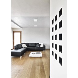 Downlight superficie Easy cuadrado blanco 12W 3000K Forlight